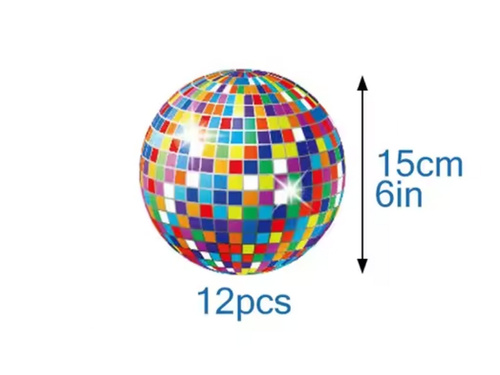 Ghirlandă disco - colorată - 5 m