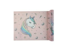 Ruletă pentru ziua de naștere Unicorn - 30 cm x 5 m - 1 buc.