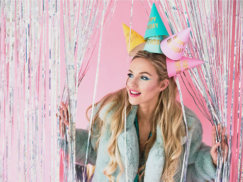 Șepci cu ziua de naștere fericită - 6 buc.