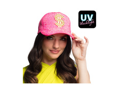 Capac de dolari neon roz UV