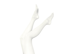 Colanți pentru femei - alb - 1 buc.