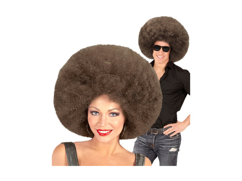 Peruca afro maro mare, de înaltă calitate