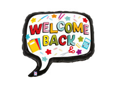 Balon cu folie Welcome Back - 28" - 1 buc.