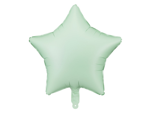 Balon de folie cu stea verde - 48 cm - 1 buc.