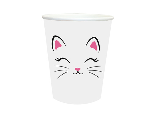 Pahare de hârtie Cats - 250 ml - 6 buc.