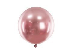 Balon gigant cu diametrul de 60 cm - roz auriu lucios