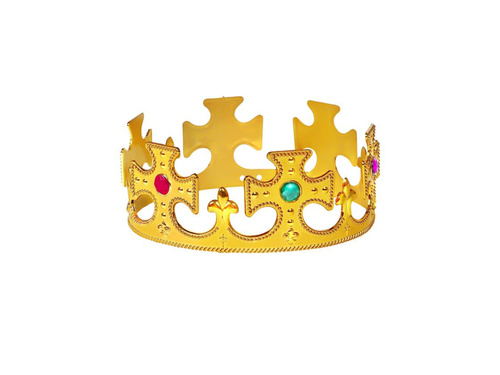 Coroana de aur a regelui cu bijuterii