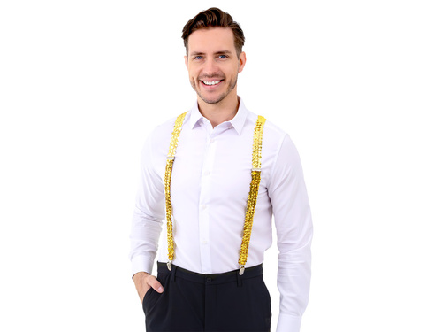 Bretele cu paiete - aurii - 1 buc.