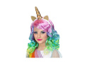 Peruca unicorn colorată cu bentiță