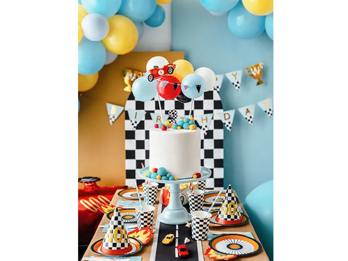 Balon topper pentru tort Autko - 1 set
