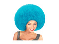 Peruca afro albastru de calitate mare