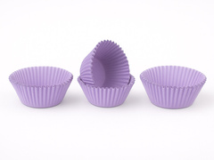 Rulouri pentru cupcakes violet - 50 buc.