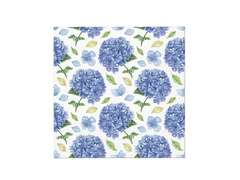 Șervețele aniversare Hortensie albastră - 33 cm - 20 buc.
