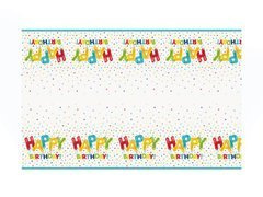 Față de masă Happy Birthday - 137 x 213 cm - 1 buc.