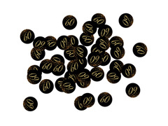 Confetti „Sparkling” pentru aniversarea de 60 de ani – 36 de bucăți.