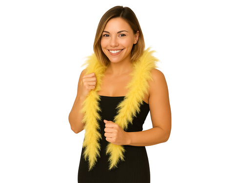 Boa pană - galben - 180 cm