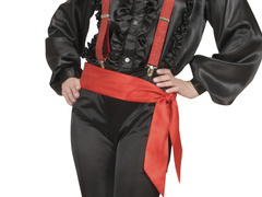 Eșarfă pirat roșie - 1 buc.