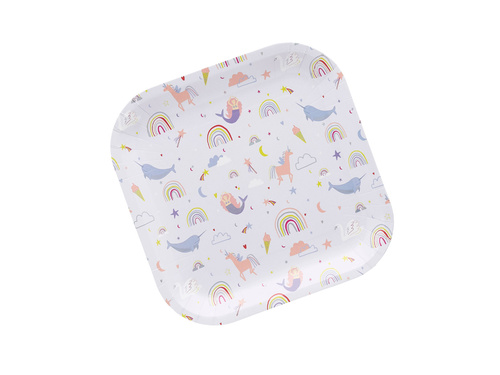 Farfurii aniversare Enchanted World - 23 cm - 8 buc.