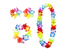 Set - set hawaiian colorat - 4 piese