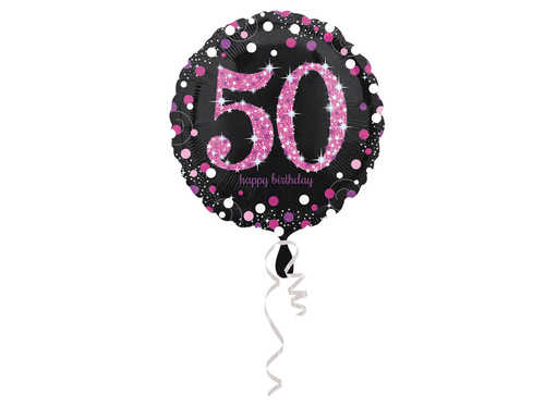 Balon din folie - 50th - 43 cm - 1 buc.