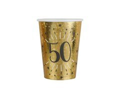 Cupe pentru a 50-a aniversare 50 Sparkling - 250 ml - 10 buc.