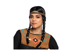 Peruca indiană Kewanee cu bentiță