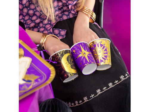 Pahare de hârtie Carduri - 220 ml - 6 buc.