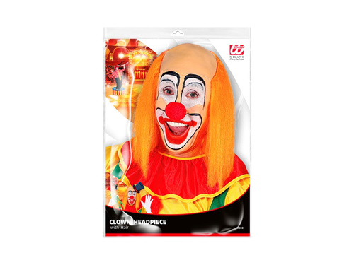 Peruca clovn Headgear cu păr portocaliu