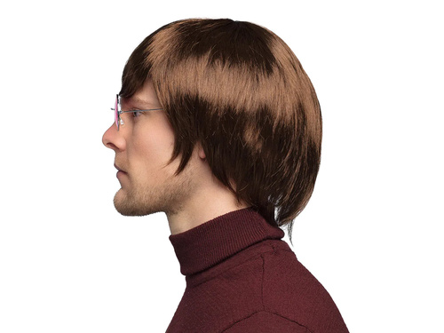 Peruca maro pentru bărbați - 1 buc.