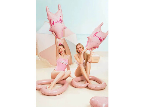 Balon folie costum de baie mireasă - 37 x 68 cm - 1 buc.