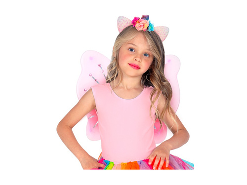 Aripi roz cu cristale 50×40 cm