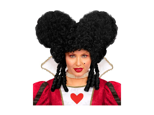 Peruca neagră barocă