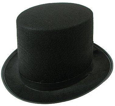 Pălărie cilindrică neagră - 1 buc.
