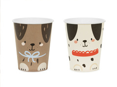 Cupe aniversare Doggies - 220 ml - 6 buc.
