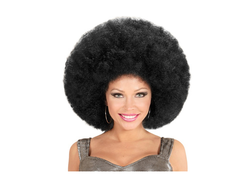 Peruca afro neagră de calitate mare