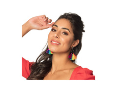 Cercei cu boruri Rainbow