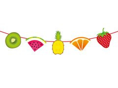 Ghirlandă cu fructe tropicale - 600 cm