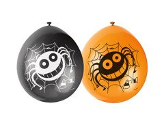 Baloane păianjen din latex - 23 cm - 10 buc.