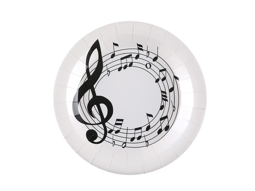 Farfurii de hârtie Pentacle - 22,5 cm - 10 buc.