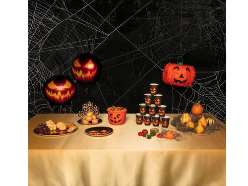 Pahare de hârtie Scary Pumpkin - 210 ml - 10 buc.