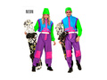Neon Purple-Aquamarine-Green Outfit - Jumpsuit
