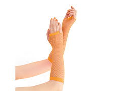 Mănuși portocalii din plasă - 24 cm