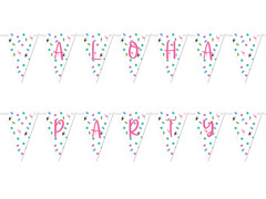 Banner pavilion Aloha Party - 500 cm - 14 buc.