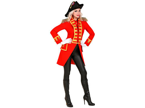 Costum în roșu, frac de paradă