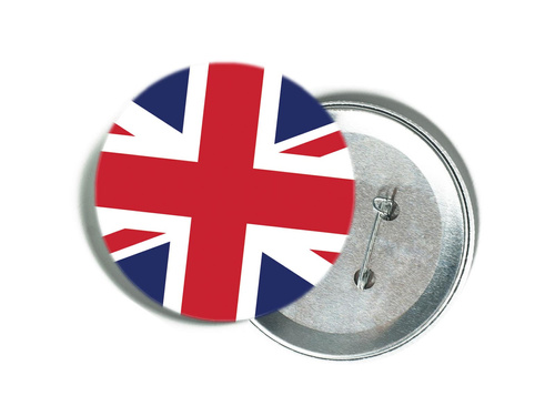 Broșă cu steagul Regatului Unit - 1 buc.