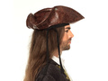 Pălărie de pirat maro - 1 buc.