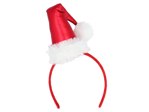 Bentiță cu pălărie de Moș Crăciun - 1 buc.