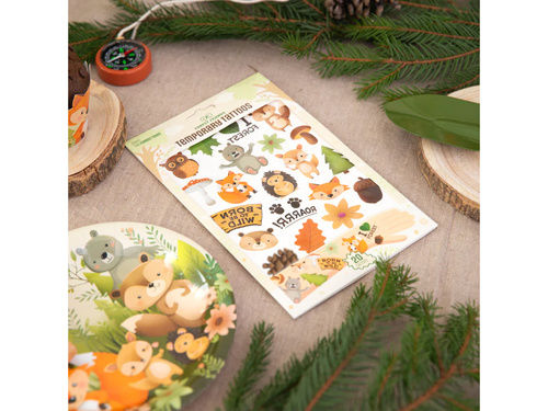 Tatuaje lavabile Forest Friends - 20 buc.