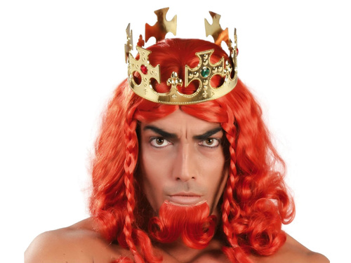 Coroană de rege reglabilă - aur - 1 buc.