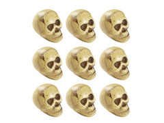 Cranii de Halloween - 5 cm - 9 buc.